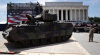  Entre tanques, Washington se prepara para la gran fiesta patriótica de Trump