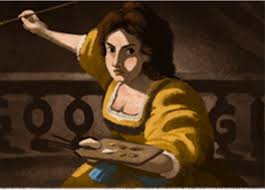  Artemisia Gentileschi, la artista homenajeada en el doodle de Google
