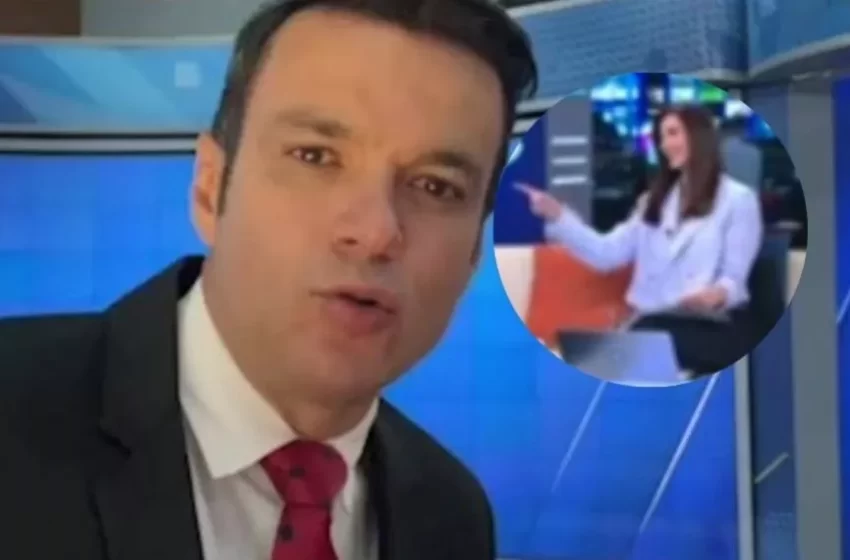  Compañera de Juan Diego Alvira le lanzó advertencia en vivo por piropo en Noticias Caracol